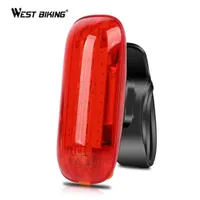 Bike Lights Rear Bicycle LED Taillight Safety Warning Waterproof Accessories Light USB Style Rechargeable Cycling Flash Lamp7119268
