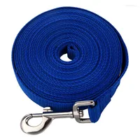 Dog Collars Quality Blue 20FT Long Puppy Pet Training Obedience Lead Leash
