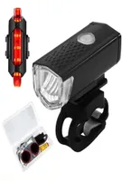Bicycle Headlight Set MTB Bike Cycling Front Rear Lamp Warning With Tyre Repair Tool Riding Equipment Lights6229769