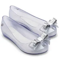 Mini Mlsa ULTRAGIRL Bowtie Jelly Youth Shoes 2021 Summer New Melflex Soft Comfort Kids Plus Shoe Sandles Girl Sandals Girls G22030211a