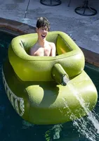 Piscina de tanque inflável Piscina de água flutuante Spray flutuante Removável acima da piscina de terra Toys de jogo de verão para crianças adultas4413114