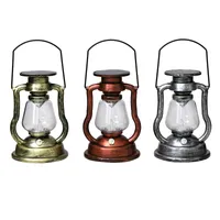 electronics Solar lamp lantern hand light home and outdoor courtyard garden decoration LED flame candle lamp retro