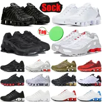 shox tl r4 Ride 2 NZ running shoes for men women triple white Silver Grey Fog Olive Speed Red mens womens trainers sports sneakers runners