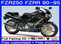 FZRR black full For YAMAHA FZR250 FZR 250R FZR250 90 91 92 93 94 95 250HM20 FZR 250 FZR250R 1990 1991 1992 1993 1994 1995 Fa4994074