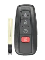 31Buttons Smart Remote Control Car Key Case Shell With FOB for CHR RAV4 Prius Camry9080508
