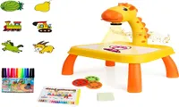 Learning Toys Intelligent Drawing Projector table Trace with Light and Music Educational Smart Sketcher Machine6228693