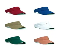 Tennis Caps Men Women Adjustable Sport Headband Classic Sun Sports Visor Running Caps Beach Hat Topless Golf Outdoor Cotton Hats S4190518
