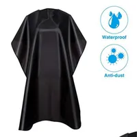 Aprons Barber Hairdressing Cape Apron Haircut Cloak Waterproof Professional Salon Drop Delivery Home Garden Textiles Dh67Y