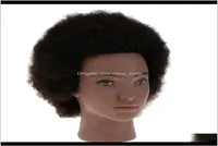 Cabeças Cosmetologia Afro Manequin Head W Hair para Braiding Cutting Practice qyhxo dtpyn7557374