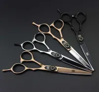 nueva llegada Professional Barber Hair Cutting Scissors KASHO GF60 55 pulgadas 6CR 6CR Silverblackrose Golden4205603