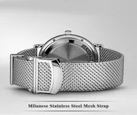Accessoires Folding Clasp 20 22 mm Milanesen Edelstahl -Mesh -Uhrenband für die IWC Portofino Family Series Armband H09153800964