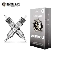 Tattoo Needles Wormhole Cartridge 20PCS RS RL M1 RM Pattern Disposable Sterile Safe for Machine Handles 221121