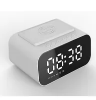 Bookshelf Speakers Wireless charging bluetooth speaker clock LED alarm clock audio7363252