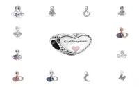 CKK Fit Pandora Bracelets Mother Daughter Heart Charms Silver 925 Original Beads for Jewelry Making Sterling DIY Women Q0225 747 T1058468
