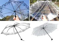 Paraplyer transparent automatiskt regn paraply vindtät auto fällbara svarta kvinnor utomhus rese affärsfoldbar parasol