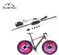 Cykelbelysning App Control Display Bicycle Light Support Programmering DIY Spoke Wheel USB uppladdningsbar nattcykling TAILLIGHT LAMP17743385