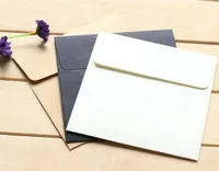 100pcslot 1010cm Kraft Square Mini Blank Envelopes for Membership Card Small Greeting Card Storage Paper Envelopes2009089