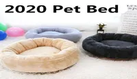 Kennlar pennor 2021 super mjuk hund säng tvättbar lång plysch kennel djup sömnhus sammet soffa för korgmatta droppe