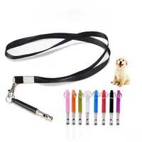 Dog Training Obedience Dog Training Whistle Trasonic Whistles With Lanyard Pet Dogs Supplies Drop Delivery Home Garden Dhcph