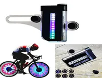 Two Side 14 LED Colorful Motorcycle Cycling Bicycle Bike Wheel Signal Tire Spoke Light 30 Changes Accessories Lights7608394