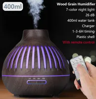 400ml Remote Control Air Aroma Ultrasonic Humidifier Color Lights Xiomi Electric Aromatherapy Essential Oil Diffuser for home 21079640839