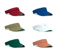 Tennis Caps Men Women Adjustable Sport Headband Classic Sun Sports Visor Running Caps Beach Hat Topless Golf Outdoor Cotton Hats S7700165