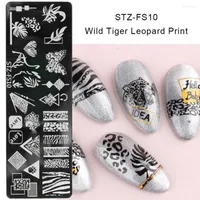 Nail Art Kits Mini Versatile Polish Printing Flowers Stamp Lightweight Transfer Plate Various Patterns For Female