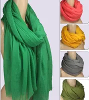 Yeni Moda Katı Eşarp Sarongs Hijabs Bandanas Wrap Şal Poncho 18080cm Karışık Renk 12 PCSLOT 33686896108
