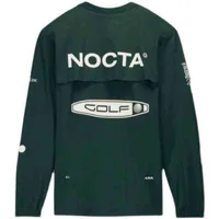Правильная версия футболки Nocta Golf Co Фирменная рулонная рубашка с длинным рукавом быстро сушила спортивная футболка