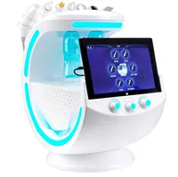 Skönhetsutrustning 7 i 1 smart isblå plus mikrodermobrasion ansiktshydrafacial bubbla maskin rf oxygene multifunktion för spa skönhet sa