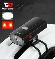 Bike Lights WEST BIKING Bicycle Front Light USB Rechargeable Warn Rear LED Headlight Helmet Lamp Cycling For M29915497822