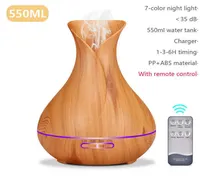 550ML Aromatherapy Diffuser Xiomi Air Humidifier with LED Light Home Room Ultrasonic Cool Mist Aroma Essential Oil 2107243161128