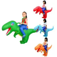 어린이 풍선 공룡 t-rex 의상 유아 할로윈 폭파 멋진 드레스 업 유치원 정원 공연 게임 Q09102419