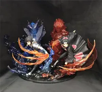 Anime Naruto Shippuden Zero Uchiha itachi Uchiha Sasuke SUSANOO Decoraci￳n PVC Acci￳n Figuras Modelo de recolecci￳n de figura MX2003197813693
