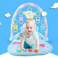 New Multifunction Soft Baby Play Mat Activity Piano Pedal Fitness Frame Music Bed Bell Pay Gym Toy Floor Crawl Blanket Carpet2807