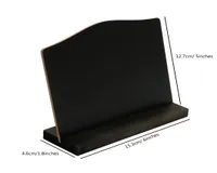 A6 Table Top Blackboard Stand Menu Stand Display Chalk Notice Board Counter Top Bulletin Board Desk Sign Poster Stand8036429