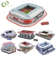 DIY 3D Puzzle Jigsaw World Football Stadium European Soccer Playground Assemblé Modèle de construction Puzzle Toys for Children GYH 201217258200