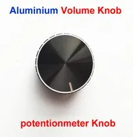 Whole new 10PCS Black Volume Potentiometer knobs aluminum alloy knob diameter 28mm165mm6mm inner dia laciness8886893