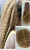 Virgin Blond Blond Cliky Curly Drawstring Ponytail Hair Extension Clip in Honey Blonde 27 DrawString Curly Hair Plice 14inch 140g S5533086