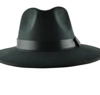 Wholeyoccas ao longo do chapéu de inverno Vintage Jazz Cap Stage Visor Men British Sombreros para hombres Black Fedora Hats para mens7294193