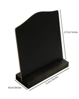 A6 Table Top Blackboard Stand Menu Stand Display Chalk Notice Board Counter Top Bulletin Board Desk Sign Poster Stand9164164
