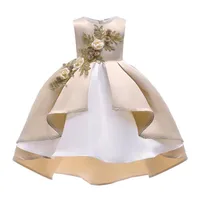 Capodanno abito da ragazza Principessa Flower Girl Dress Estate Wedding Birthday Party Dresses for Girls Children Christmas Girl274p
