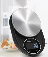 Nieuwstaïneloze staal digitale elektronica -schalen huishouden LED Keuken Mini Baking Food Scale Precise Portable Kitchens Supplies LLB1
