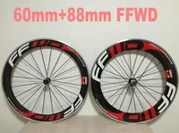 ffwd 60mm 88mm Alloy Brake Clincher Carbon Wheelset Road Racing Carbon Wheelsets Clincher Bicycle Wheels Wheelset8268434