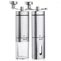 Manual Coffee Grinder Stainless Steel Adjustable Bean Nuts Mill With Safety Bolt Easy To Clean Kiitchen Tools