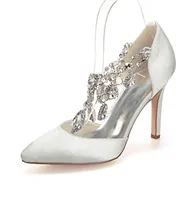 ClearBridal ZXF060822 Women039S Crystal Wedding Bridal Shoes3996222