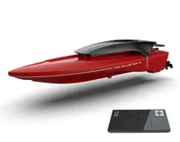 24G Mini Uzaktan Kumanda Yüksek Hızlı Speed ​​Boat Uzaktan Kumanda Teknesi Işık Navigasyon Modeli Su Çocukları039S Oyuncak RC Tekneler