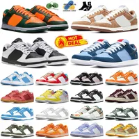 panda low running shoes men sneakers Triple Pink Reverse UNC Medium Curry Olive Grey Fog Varsity Green Glow outdoor mens womens sb dunks lows sports dunked trainers