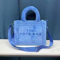 The Tote Bag Designer Teles Bag Bolsos peludos Gran capacidad Mujeres de hombro Totas de compras bolsos Messenger Letters Impresi￳n 220913 C7TL