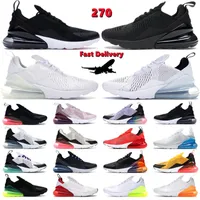 270 270S Erkekler için Koşu Ayakkabıları Kadın Spor Ayakkabıları Açık havada Gerçek Açık Kemik Sıcak Punch Platinum Volt Beyaz Antrasit Tozlu Kaktüs Çay Berry Spor Sakinler